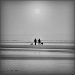 Jean Lapujoulade - Couple sur la plage